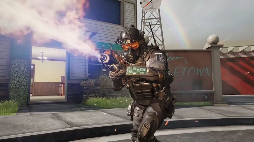 Capture d’un jeu de la saga « Call of Duty »