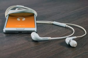 Application de musique sur smartphone