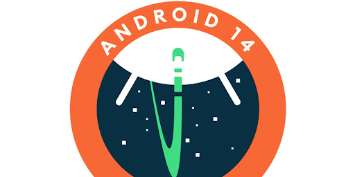 Logo d'Android 14